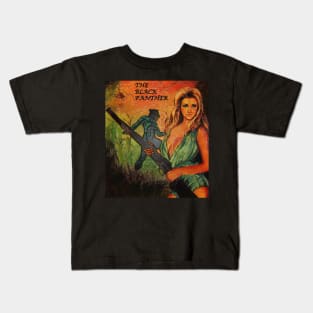 The Black Panther - The Secret of the Elephants' Cemetery (Unique Art) Kids T-Shirt